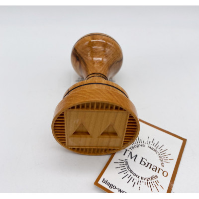 Печатка Двочинна (зубці), 5см