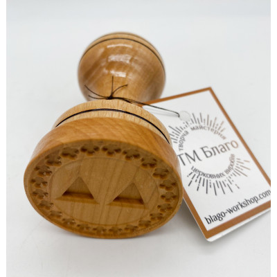 Печать Двочинная (цветок), 5см