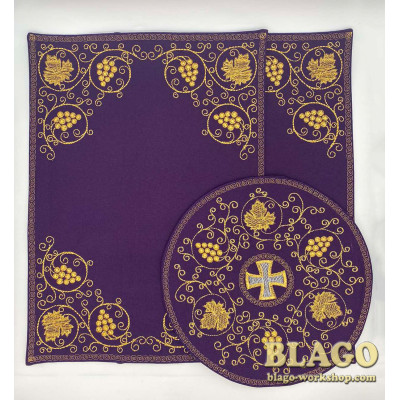 Boards for crosses and a lamp embroidered, 25х33 cm