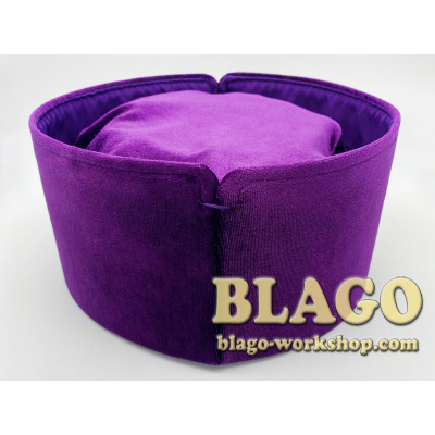 Скуфия для священника материал велюр, в разных цветах
