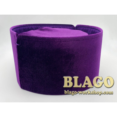 Скуфия для священника материал велюр, в разных цветах