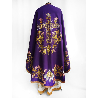 Ієрейське облачення грецького крою з вишивкою №10
