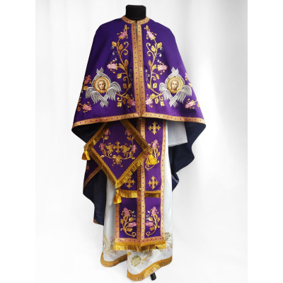 Ієрейське облачення грецького крою з вишивкою №10