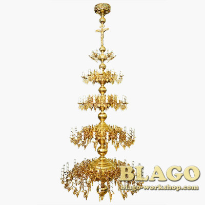 Панікадило 4-ярусне на 62 свічки №38