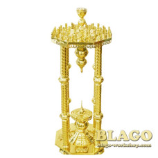 Підсвічник на 68 свічок восьмигранний, 45х45х117 см