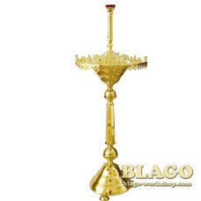 Підсвічник на 65 свічок шестигранний