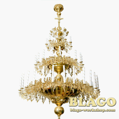 Панікадило 3-ярусне на 56 свічок №43