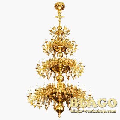 Панікадило 3-ярусне на 52 свічки №34