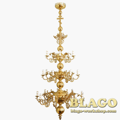 Панікадило 3-ярусне на 21 свічку №35