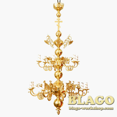 Панікадило 2-ярусне на 15 свічок №20