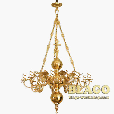 Chandelier No 10, 1-tiered, 9 candles