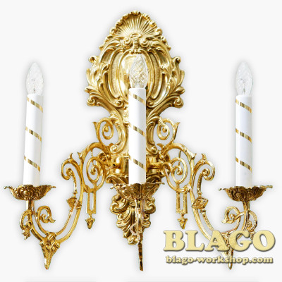 Бра велике на 3 свічки