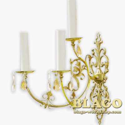 Sconce for 3 candles, 30x40 cm