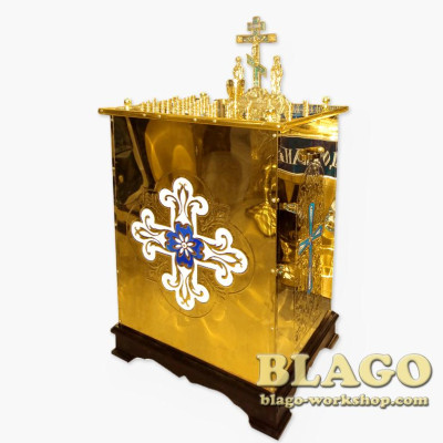 Панахидний стіл на 56 свічок, 70х56х91 см