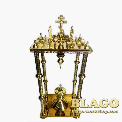 Панахидний стіл на 60 свічок, 57х45х107 см