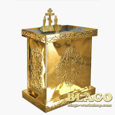 Панахидний стіл з кришкою під пісок, 85х50х91 см