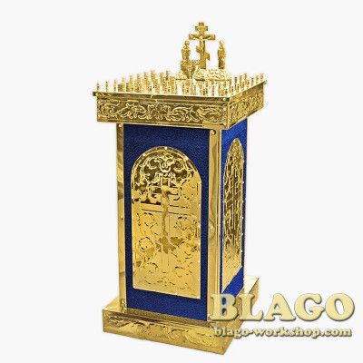 Панахидний стіл на 50 свічок, 55х50х91 см