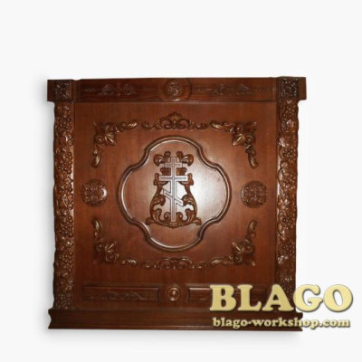 Престіл дерев'яний, 125х125х100 см