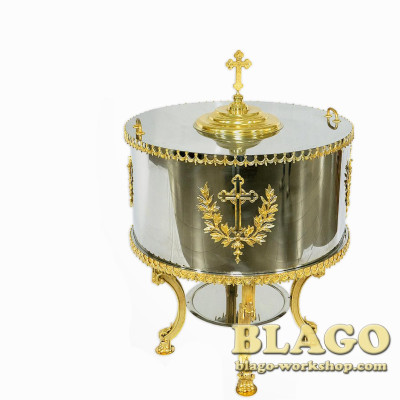 Бак водосвятний 220л, з підставкою, 80х125см