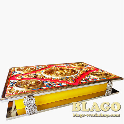 Євангеліє в металевому окладі 24,5х34 см на церковнослов'янській мові