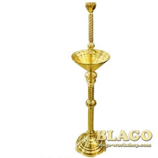 Підсвічник пісочний (під пісок) латунний, без корони