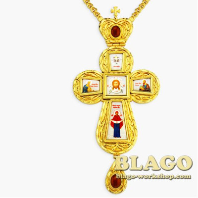 Хрест наперсний позолочений 0021лп-2^1лп