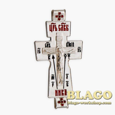 Хрест наперсний латунь 0052л