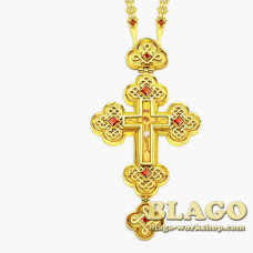 Хрест наперсний латунь 0071лп-2^52лп