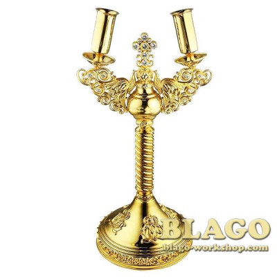 Дикирій латунний позолочений