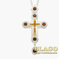 Хрест срібний з ланцюжком 0075-2^1