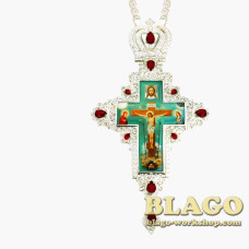Хрест срібний з ланцюжком 0078-2^1