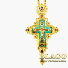 Хрест срібний з ланцюжком 0078п-2^1п