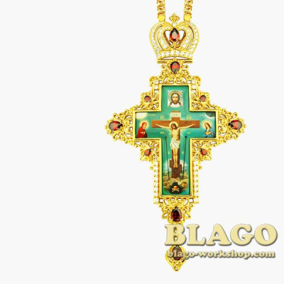 Хрест срібний з ланцюжком 0078п-2^1п