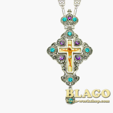 Хрест срібний з ланцюжком 0081-2^39