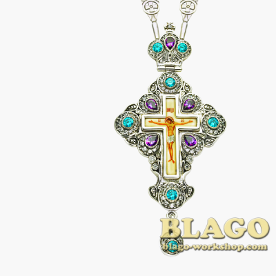 Хрест срібний з ланцюжком 0081-2^39