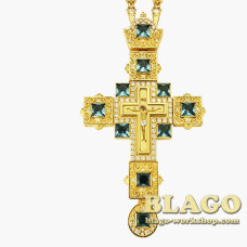 Хрест латунний з ланцюжком 0099лп-2^52лп