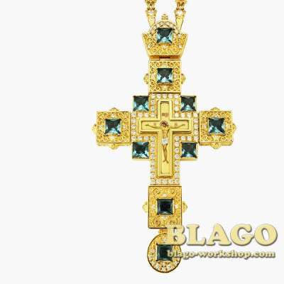 Хрест латунний з ланцюжком 0099лп-2^52лп