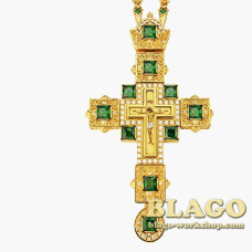 Хрест латунний з ланцюжком 0099лп-2^52лп