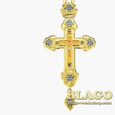 Хрест латунний з ланцюжком 0103лп-2^1лп