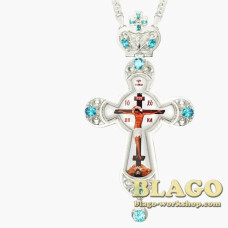 Хрест латунний з ланцюжком 0121л-2^1л