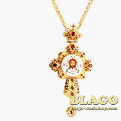 Хрест латунний з ланцюжком 0129лп-2^1лп