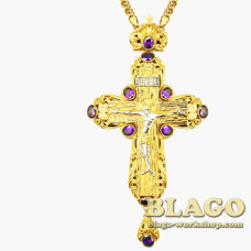 Хрест латунний позолочений 0134лп^1лп