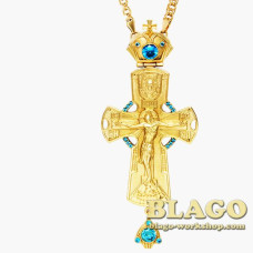 Хрест латунний позолочений 0136лп^1лп