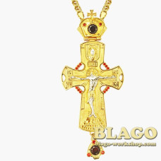 Хрест латунний позолочений 0136лп^1лп