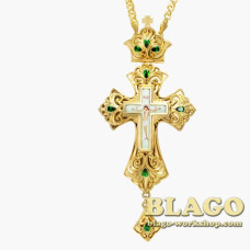 Хрест латунний позолочений 0138лп-2^1лп