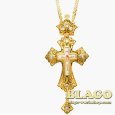 Хрест латунний позолочений 0138лп-2^1лп