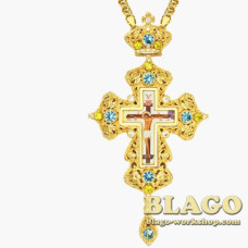 Хрест латунний позолочений 0163лп-2^1лп