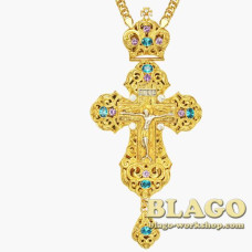 Хрест латунний позолочений 0164лп^1лп