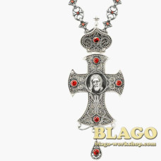 Хрест срібний з ланцюжком 0173^44