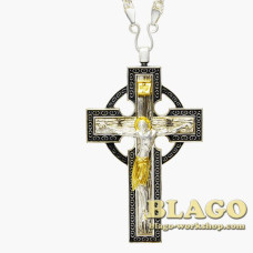 Хрест латунний з ланцюжком 0182л^1л